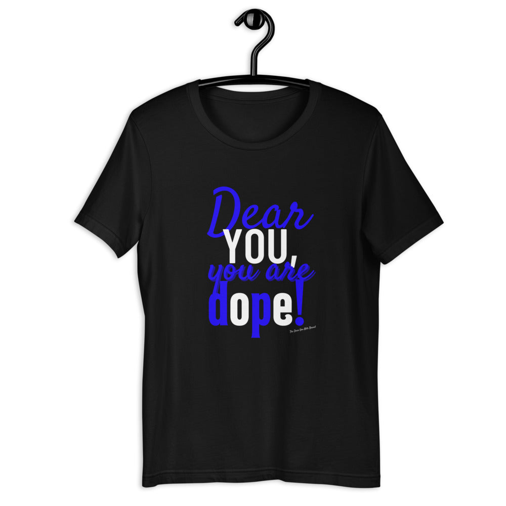 YOU ARE DOPE (Blue/White) Short-Sleeve T-Shirt