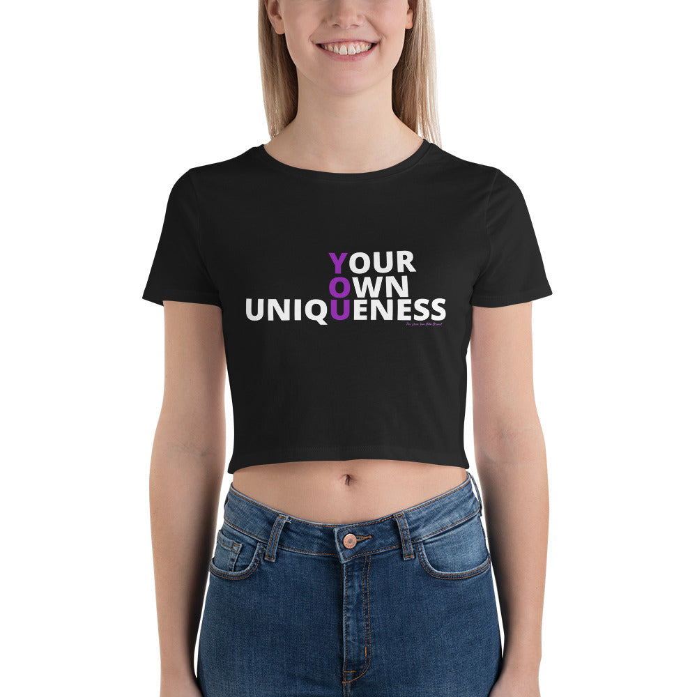 YOUR OWN UNIQUENESS - Women’s Crop Tee